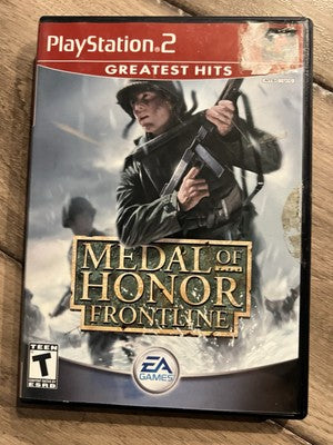 Medal of Honor: Frontline - Greatest Hits (Sony PlayStation 2, 2002) NO MANUAL