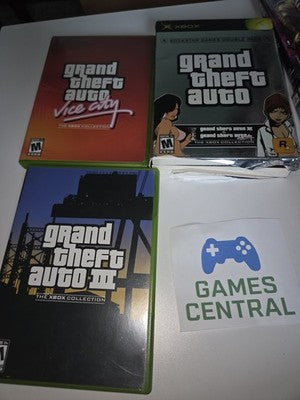 Grand Theft Auto Double Pack (Microsoft Xbox, 2003) CIB COMPLETE