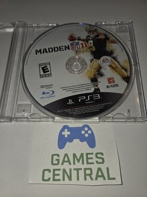 Madden NFL 11 (Sony Playstation 3, 2010) DISC ONLY