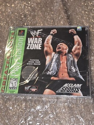 WWF War Zone Greatest Hits(Sony PlayStation 1 PS1, 1998) BRAND NEW SEALED