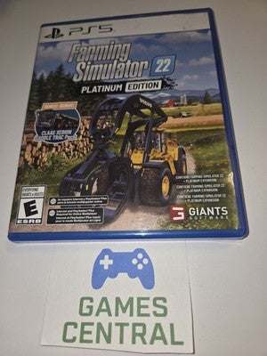 Farming Simulator 22: Platinum Edition (Sony Playstation 5, 2022) CIB COMPLETE