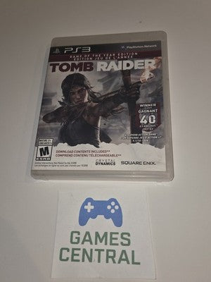 Tomb Raider: Game of the Year (Sony Playstation 3, 2014) NO MANUAL
