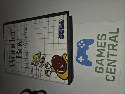 Wonder Boy (Sega Master System, 1988) CIB COMPLETE