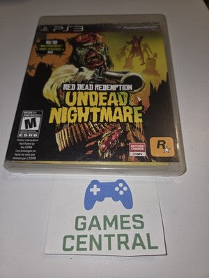 Red Dead Redemption Undead Nightmare (Sony Playstation 3, 2010) CIB WITH MAP