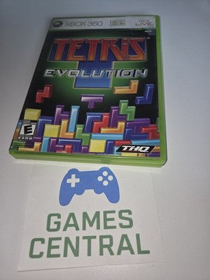 Tetris Evolution (Microsoft Xbox 360, 2007) CIB COMPLETE