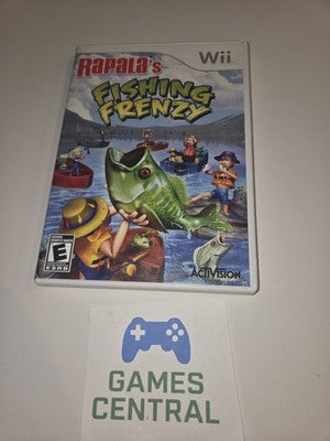 Rapala's Fishing Frenzy (Nintendo Wii, 2008) CIB COMPLETE