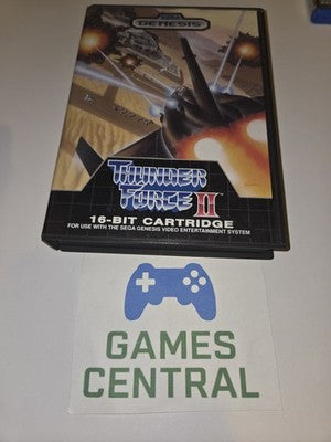 Thunder Force 2 II (Sega Genesis, 1989) CIB COMPLETE