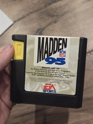 Madden NFL '95 (Sega Genesis, 1994) CART ONLY
