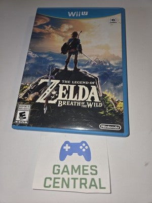 Zelda Breath of the Wild (Nintendo Wii U, 2017) CIB COMPLETE