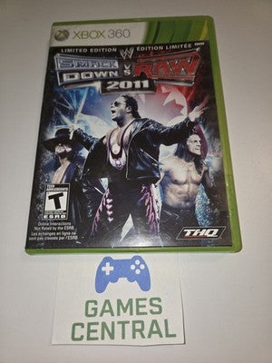WWE Smackdown vs. Raw 2011 (Microsoft Xbox 360, 2010) NO MANUAL