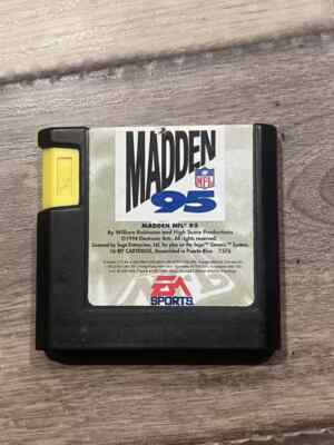 Madden NFL '95 (Sega Genesis, 1994) CART ONLY