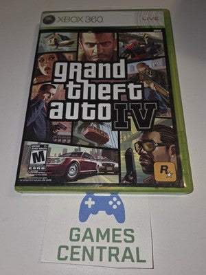 Grand Theft Auto IV (Microsoft Xbox 360, 2008) CIB WITH MAP