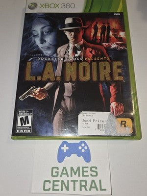 L.A. Noire (Microsoft Xbox 360, 2011) CIB COMPLETE