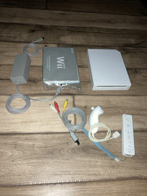 Nintendo Wii Bundle Console, Controller, Motion Plus, Cords + Sensor