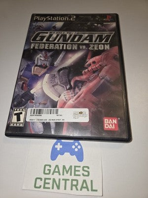 Mobile Suit Gundam Federation vs Zeon (Sony Playstation 2, 2002) NO MANUAL