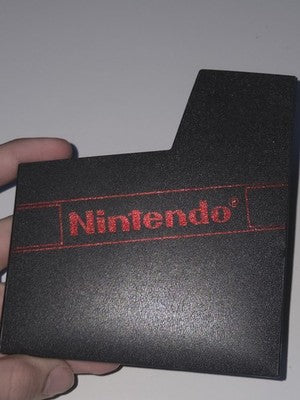 Nintendo Nes Dust Sleeve With Logo Black Game Protector Cover OEM