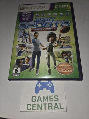 Kinect Sports: Season Two 2 (Microsoft Xbox 360, 2011) CASE MANUAL ONLY