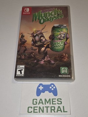 Oddworld Munch's Oddysee (Nintendo Switch, 2020) CIB COMPLETE