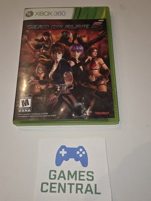 Dead or Alive 5 (Microsoft Xbox 360, 2012) CIB COMPLETE
