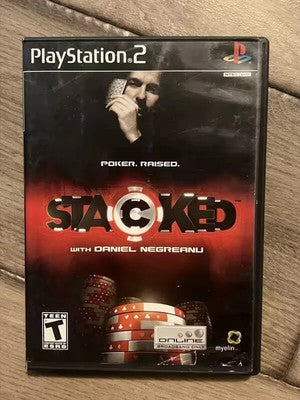 Stacked With Daniel Negreanu (Sony PlayStation 2, 2006) NO MANUAL