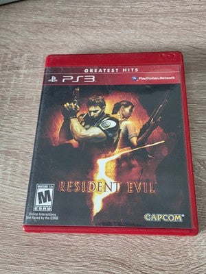 Resident Evil 5 Greatest Hits (Sony PlayStation 3, 2009) CIB COMPLETE