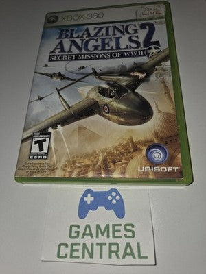 Blazing Angels 2 Secret Missions (Microsoft Xbox 360, 2007) CIB COMPLETE