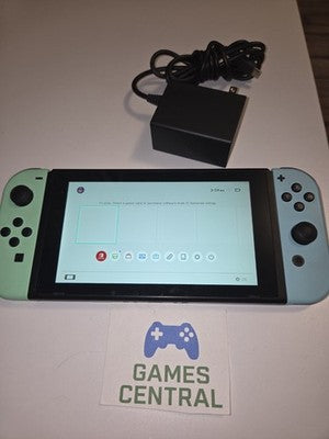 Nintendo Switch v2 Console Gaming System HAC-001(-01) Animal Crossing Edition