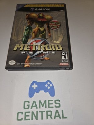 Metroid Prime: Player's Choice (Nintendo Gamecube, 2002) CIB COMPLETE