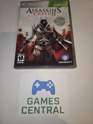Assassin's Creed II (Microsoft Xbox 360, 2009) CIB COMPLETE