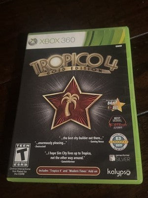 Tropico 4: Gold Edition (Microsoft Xbox 360, 2012) CIB COMPLETE