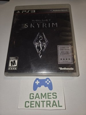 The Elder Scrolls V 5 Skyrim (Sony PlayStation 3 PS3, 2013) CIB WITH MAP