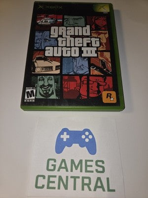 Grand Theft Auto III 3 Blockbuster (Microsoft Xbox, 2003) CIB COMPLETE