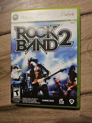 Rock Band 2 (Microsoft Xbox 360, 2008) ARTWORK ONLY