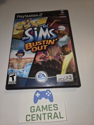 The Sims Bustin Out (Sony Playstation 2, 2003) CIB COMPLETE