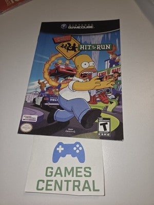 The Simpsons Hit and Run (Gamecube, 2003) FRENCH MANUAL ONLY