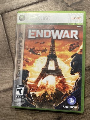 Tom Clancy's End War (Microsoft Xbox 360, 2008) CIB COMPLETE