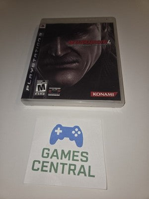 Metal Gear Solid 4 Guns of the Patriots (Sony Playstation 3, 2008) CIB COMPLETE
