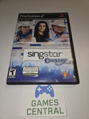 SingStar Country (Sony Playstation 2, 2008) CIB COMPLETE