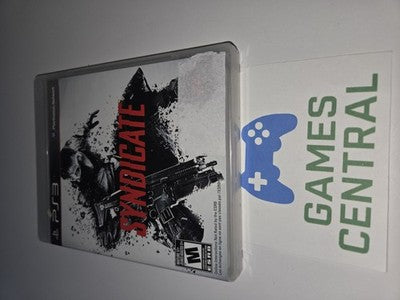 Syndicate (Sony Playstation 3 PS3, 2012) CIB COMPLETE