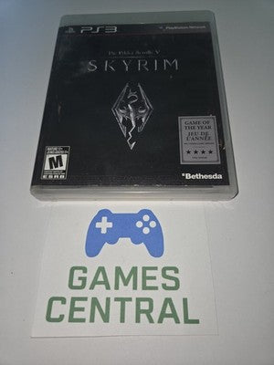 Elder Scrolls V: Skyrim (Sony Playstation 3 PS3, 2011) CIB COMPLETE WITH MAP
