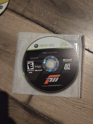 XBox 360 Forza Motorsport 3 Disc #1 (Xbox 360, 2009)