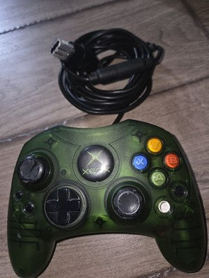 OEM Original Microsoft Xbox S Type Green Halo Edition Controller Working