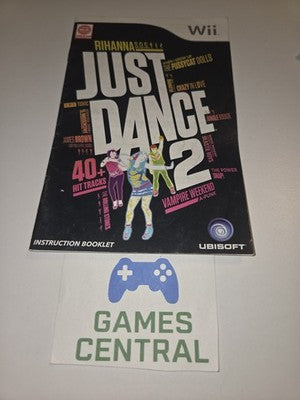 Just Dance 2 (Wii, 2010) MANUAL ONLY