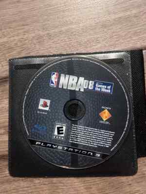 NBA 08: Featuring Games of The Week (Sony Playstation 3, 2007) DISC ONLY
