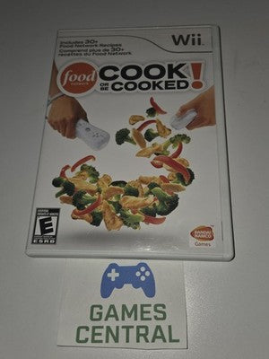 Food Network: Cook or Be Cooked (Nintendo Wii, 2009) CIB COMPLETE