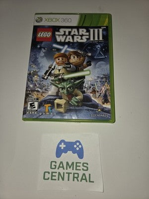 LEGO Star Wars III: The Clone Wars (Microsoft Xbox 360, 2011) CIB COMPLETE