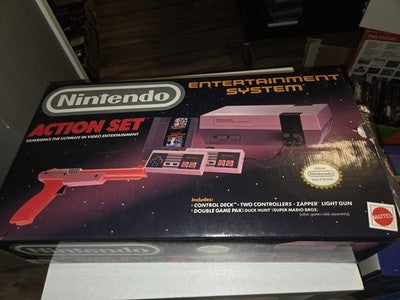 NES Action Set Nintendo Entertainment System Console CIB COMPLETE WITH BOX