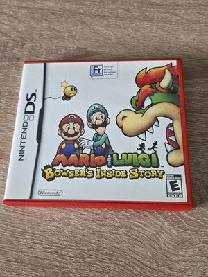 Mario & Luigi: Bowser's Inside Story (Nintendo DS, 2009) CASE+ MANUALS ONLY