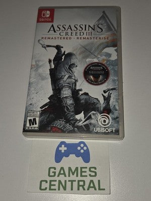 Assassin's Creed III Remastered (Nintendo Switch, 2019) CIB COMPLETE