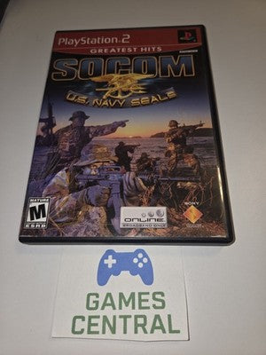 SOCOM US Navy Seals: Greatest Hits (Sony Playstation 2, 2003) NO INSERTS